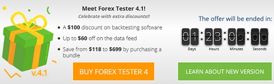 get Forex Tester 4 coupon code